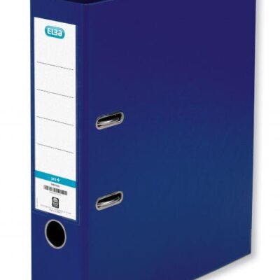 Elba PVC Lever Arch File A4 80mm Sp Blue