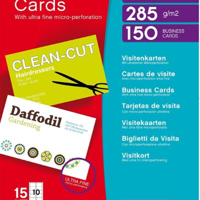 Microline Bus Card 285gsm WT 150Cards