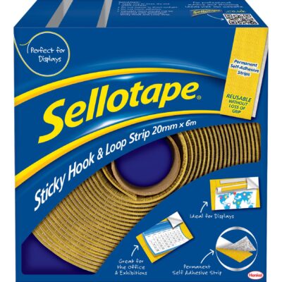 Sellotape H&L Permanent Strips 20mmx6m