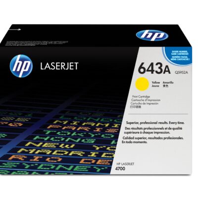 HP Q5952A COLOUR LJET 4700 YELLOW TONER
