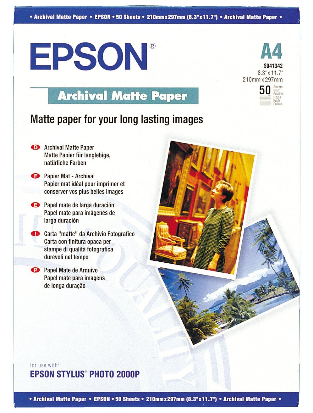 ARCHIVAL MATTE PAPER A4 50 SHEETS