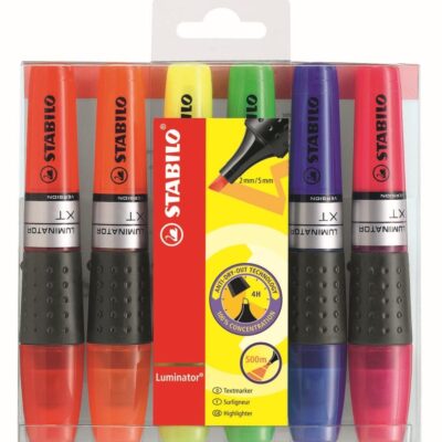 LUMINATOR Highlighter Assorted PK6