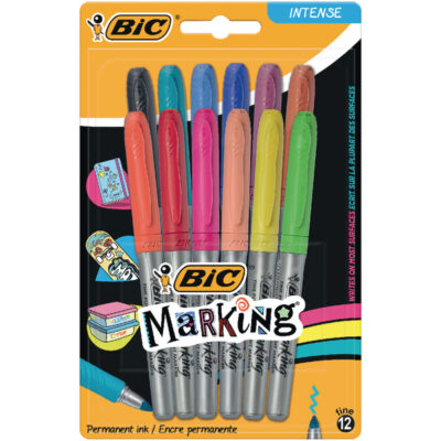 Bic Marking Colour Coll Fine Astd PK12