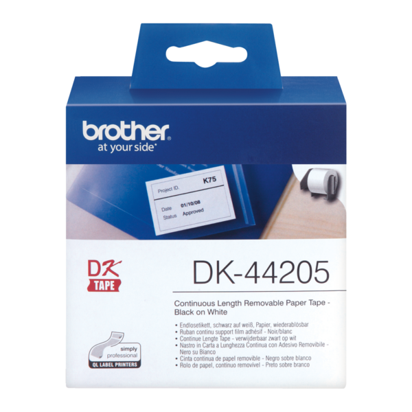 REMOVABLE WHITE PAPER TAPE 62MM X 30.48M