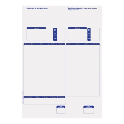 Sage Comp Statement/Remittance BX500
