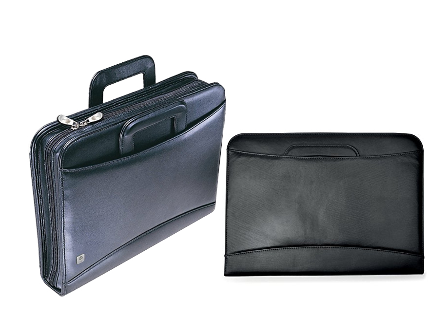 Conference Folder with Retractable Handl