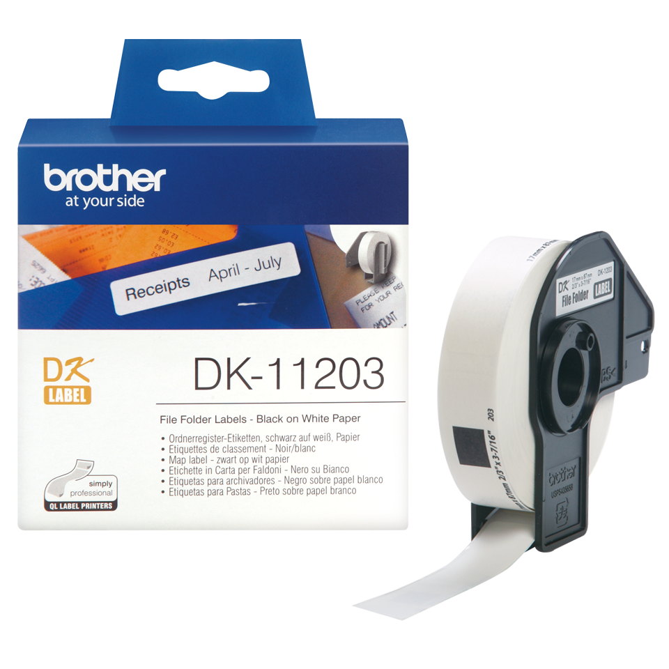 Brother DK11203 PTouch 17mm x 87mm