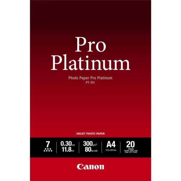 CANON 2768B016 PRO PHOTO PAPER 20 SHT A4