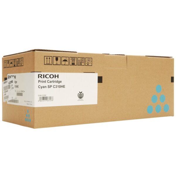RICOH 406480 SPC232 310 1 2DN Cyan Toner