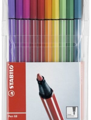 Pen 68 Wallet Asst Colours PK10