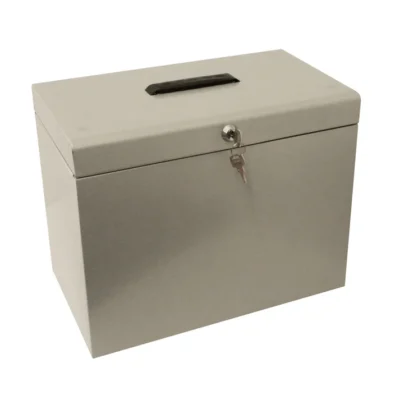 ValueX Metal File Box A4 Grey