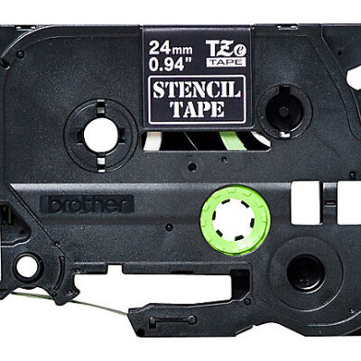 24MM BLACK STAMP TAPE 3M LONG