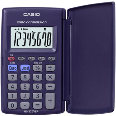 Casio HL820VER 8 Digit Pocket Calculator