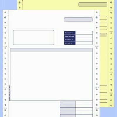 Sage Comp 2 Part Cont Invoice BX1000