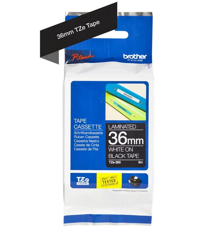 Brother TZE365 PTouch Ribbon 36mm x 8m
