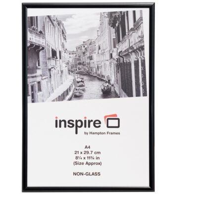 Certificate A4 Black Aluminium Frame