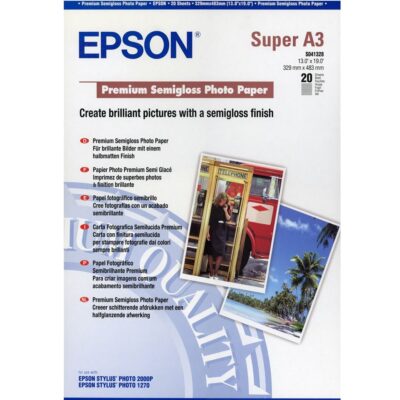 SEMI GLOSS PHOTO PAPER A3PLUS 20SHEETS