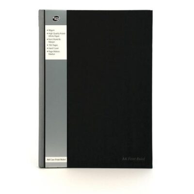 Pukka Casebound Book A4 Black PK5