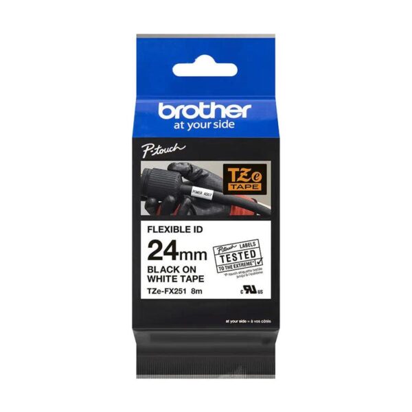 Brother TZEFX251 FLEXI LABEL TAPE 24mm