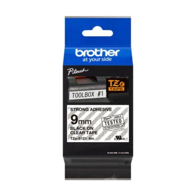 Brother TZES121 PTouch Ribbon 9mm x 8m