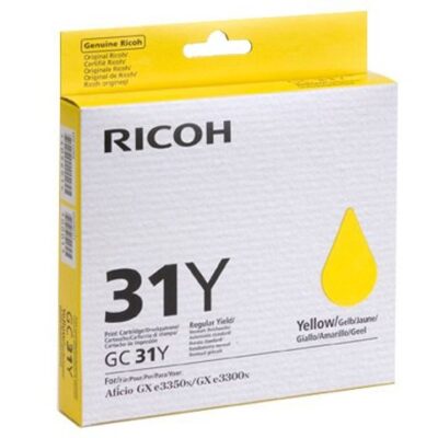 RICOH 405691 GX3300 GC 31K Yellow Toner