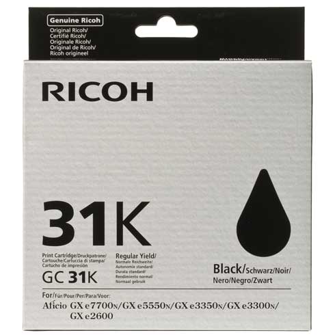 RICOH 405688 GX3300 GC 31K Black Toner