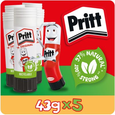 Pritt Glue Stick 43g Hanging Box PK5