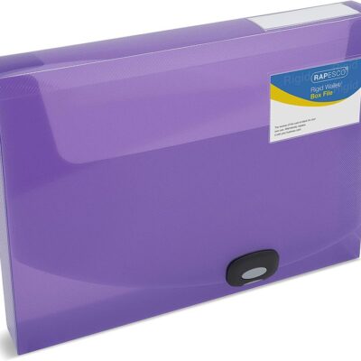 40mm Rigid Wallet A4 Assorted Colrs Pk5