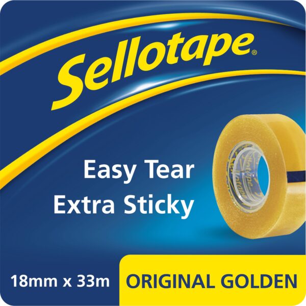 Sellotape Original Tape 18mmx33m PK8
