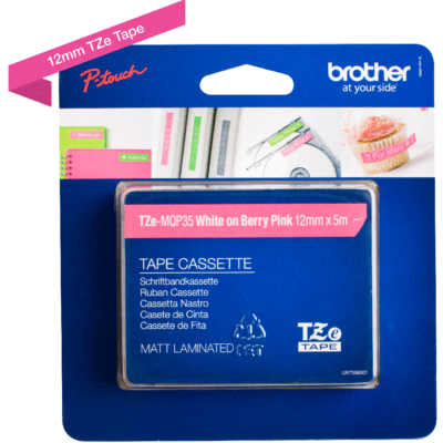 Brother TZEMQP35 PTouch Ribbon 12 mmx 5m