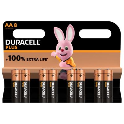 Duracell Plus AA Battery PK8