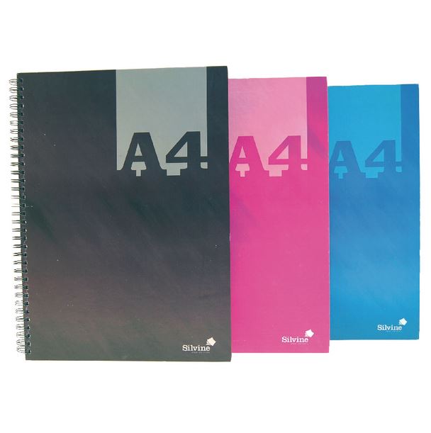 Silvine A4 Wirebound Notebook PK6