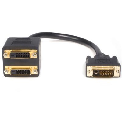 1ft DVI D to 2x DVI D Splitter