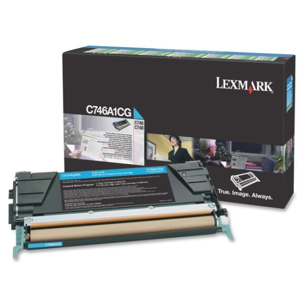 C746/748 CYAN RETURN PROG TONER