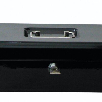 ValueX 30cm 12in Metal Cash Box Black