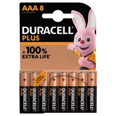 Duracell Plus AAA Battery PK8