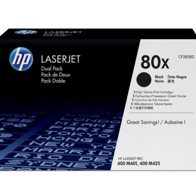 HP CF280XD 80X BLK TONER CARTRIDGE TWIN