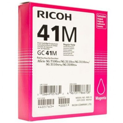 RICOH 405763 GC 41M Magenta 2.2K Pages