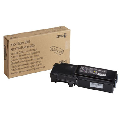 XEROX 106R02232 6600 BLACK HI CAP TON 8K
