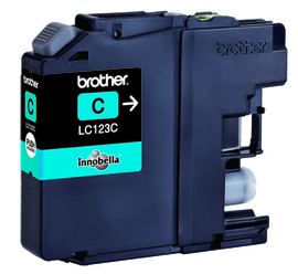 BROTHER LC123 CYAN INK CART