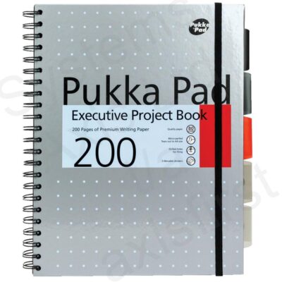 Pukka Metallic Exec Project Book A4 PK3