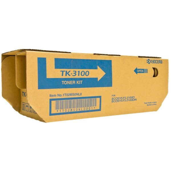 Kyocera TK3100 Black Toner Kit 12.5K  pa