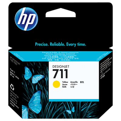 HP CZ132A NO 711 YELLOW INK CARTRIDGE