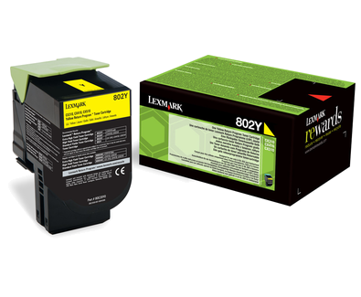 802Y RTN PROG YELLOW TONER