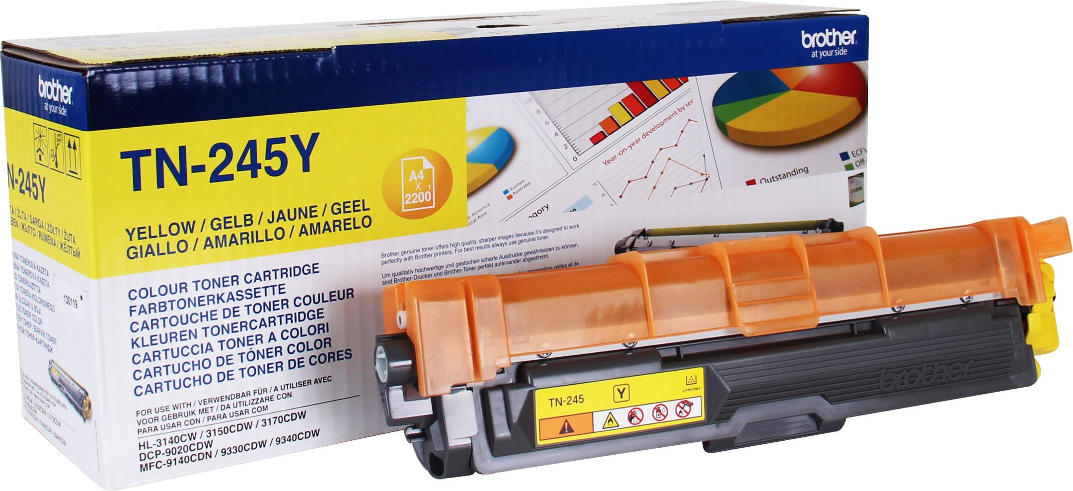 YELLOW TONER HL3140/MFC9140 2.2K