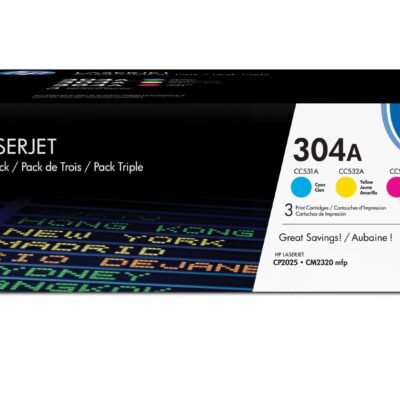 HP CF372A MHP TRIPLE PACK 304A CMY