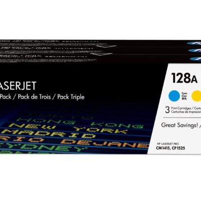HP CF371A MHP 128A CMY TRIPLE PACK