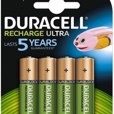 Duracell Rechargable AA 2500mAh PK4