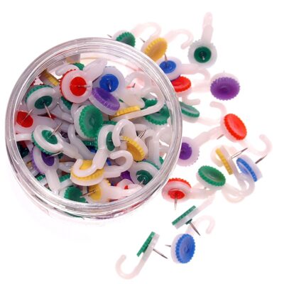 ValueX Hook Push Pin Asst Colours PK100