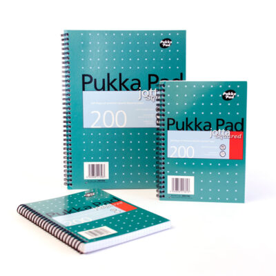 Pukka Metallic Jotta A4 Sqrd 5mm GN PK3